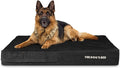 The Dog’s Bed Orthopedic Memory Foam Dog Bed, XL Black Plush, Pain Relief for Arthritis, Hip & Elbow Dysplasia, Post Surgery, Lameness, Supportive, Calming, Waterproof Washable Cover
