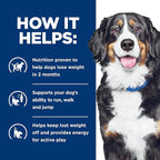 HILL'S PRESCRIPTION DIET Metabolic + Mobility, Weight + j/d Joint Care Chicken Flavor Dry Dog Food, Veterinary Diet, 8.5 lb. Bag