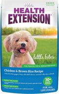Health Extension Little Bites Dry Dog Food for Small Breeds, Chicken & Brown Rice Recipe, with Probiotics & Superfoods for Digestion & Coat Health, 10 lb bag (Pack of 1)