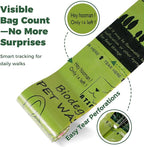 ATIFBOP Biodegradable Dog Poop Bags Rolls 360 Count Scented, Leak Proof and Extra Thick Waste Bag Refill (Scented)