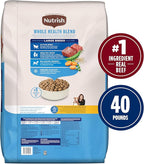 Nutrish Large Breed Real Beef, Pea, Carrot & Brown Rice Recipe Whole Health Blend Dry Dog Food, 40 lb. Bag (Rachael Ray)