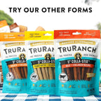 TRURANCH Collagen Chips - Collagen Dog Treats - Long Lasting Healthy Joint Support Dog Treat - Rawhide Alternative Chips - Skin & Coat Health - Made with Real Peanut Butter, 1 Bag, 8.2 oz
