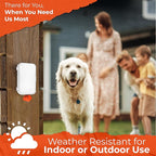 Dog Poop Bag Dispenser - Outdoor or Indoor Pet Waste Bag Dispenser Station - Stick-On or Screw-On Wall Mount - Poop Bags Storage Outdoor Container - Includes 4 Doggie Bag Rolls (White)