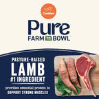 Canidae Pure Farm to Bowl Pasture-Raised Lamb & Sweet Potato, Grain-Free Dry Dog Food, Adult, 22lb
