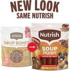 Nutrish Soup Bones Premium Dog Chews with Real Beef and Barley, 6 Chews (Rachael Ray)