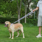 Waterproof Dog Leash with Poop Bag Holder, 5FT/6FT Adjustable Length with 2 Swivel Hooks, Odor-Free & Easy-Clean Dog Lead for Large Medium Small Dogs