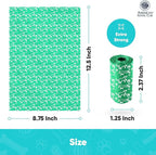 AKC Dog Poop Bags - Leak Proof Pet Waste Bags - 16 Refill Rolls - Lavender Scent - 240 Count (Puppy Print)