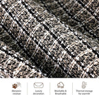 Tweed Rectangle Cat Dog Bed for Medium Small Pets Indoor Outdoor Machine Washable Sleeping Sofa Non-Slip Bottom Soft Puppy Bed Durable Orthopedic Calming Pet Cuddler (Small, Tweed)