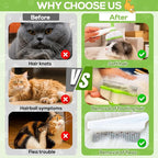 XANGNIER Rotatable Flea Comb for Cats Dogs Kittens Rabbit,Self Cleaning Pet Flea Comb Grooming Brush for Shedding and Detangling,Fine Tooth Tick Lice Comb for Short & Long Pet Hair Removal Tool,2 Pcs