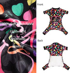 CuteBone Small Dogs Valentines Outfit Soft Puppy Onesies Pjs Dog Pajamas Pet Coat Cat Apparel Comfy Doggie Jumpsuit Bodysuit for All Seasons P272XS