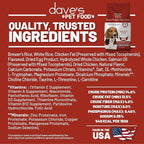Dave’s Pet Food Kidney Care Dog Food (Chicken Formula Crumble), Non-Prescription, Low Phosphorus, Low Protein , Renal Kidney Support, Vet Formulated, 4 lb