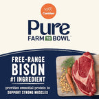 Canidae Pure Farm to Bowl Free-Range Bison, Lentil & Carrot, Adult, Grain-Free Dry Dog Food, 10lb