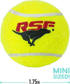 Franklin Pet Supply Co. RSF Squeak Mini 1.75" Tennis Balls - Dog Toy Squeaks When Squeezed - 12 Pack - For Small Dogs - Squeaker Noise