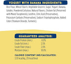 Ultra Chewy Yogurt with Banana Double Treat Bones: Long-Lasting Dog Treats Made in USA for Large and Small Breeds, Highly Digestible, Ideal for Aggressive Chewers (24 Count)