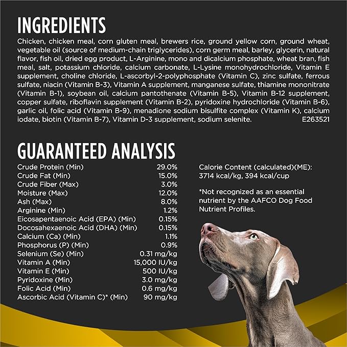 Pro Plan Veterinary Diets Purina NC NeuroCare Canine Formula High Protein Dog Food - 11 lb. Bag