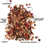Simple Food Project The Freeze Dried Raw Dog Food Topper Featuring Organic Human Grade Ingredients [6 Pack Variety - 1oz Samples Bison, Duck, Lamb, Beef/Salmon, Duck/Trout, and Chicken/Turkey] …