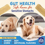 Himalayan Dog Chew Yogurt Sticks, Mixed Flavors, Dog Treats with Prebiotics, Probiotics & Protein, Digestive Support, Lactose & Gluten Free, Natural Dog Treat for All Breeds, Made in America, 4pk