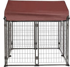 TWO by TWO Haven Expandable Kennel, Black, Medium