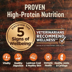 Wellness CORE RawRev Grain-Free Dry Dog Food, Natural Ingredients, Made in USA with Real Freeze-Dried Meat (Adult, Turkey, 4 lbs) (Pack of 2)