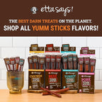 etta says! Yumm Sticks - Real Meat Dog Jerky Treats - Beef, Chicken, Pork, and Turkey Variety Pack - Human Grade - Made in The USA (24 Count Pack of 1)