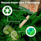 ATIFBOP Biodegradable Dog Poop Bags Rolls 360 Count Scented, Leak Proof and Extra Thick Waste Bag Refill (Scented)