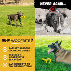 Tug Rings – Indestructible Dog Toy for Aggressive Chewers – Durable Power Chewer Toy – Tough, Heavy Duty Natural Rubber – Safe & Non-Toxic Medium/Large Breed – 6.5in