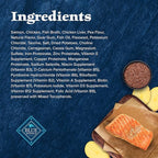 Blue Buffalo Wilderness Natural High-Protein Grain-Free Wet Food for Adult Cats, Salmon Paté, 5.5-oz. Cans, 24 Count