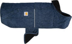 Carhartt Firm Duck Dog Chore Coat, Insulated Weather Resistant Jacket for Cold and Windy Conditions, Denim, Large