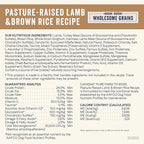 CANIDAE Pure Farm to Bowl Pasture-Raised Lamb & Brown Rice Dog Food, Adult Dog Food, 4lb