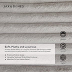 Jax & Bones Dog Napper - Luna Grey Machine Washable Bed for Dogs - Extra Heavy Duty Bolstered Sides - Medium Grey Dog Mat | 35 x 27 Inches