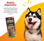 Beefeaters 12in Bully Sticks 6ct – All-Natural, Highly Digestible, Promotes Dental Health, No Additives or Preservatives, Ideal for Training & All Dog Sizes