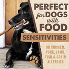 Mighty Paw Naturals Bully Sticks for Dogs - Grass Fed Beef Chews. Dog Bully Sticks for Large Pets, Medium and Small Breeds. Lower Odor Treats for Small Pets. Single Ingredient (12" - 5 Pack)