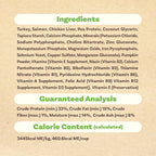 AFreschi Air-Dried Dog Food Turkey & Salmon Recipe 1 lb, All-Natural, Complete & Balanced, Grain-Free, High-Protein, Limited Ingredients