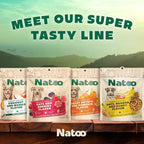 NATOO Biscuits for Small Dogs & Puppies - Crunchy Treats Coconut & Mango – Healthy Natural Dog Biscuits, Rich in Omega 6, Prebiotics & Fiber, Antioxidants for Immunity (8 oz)