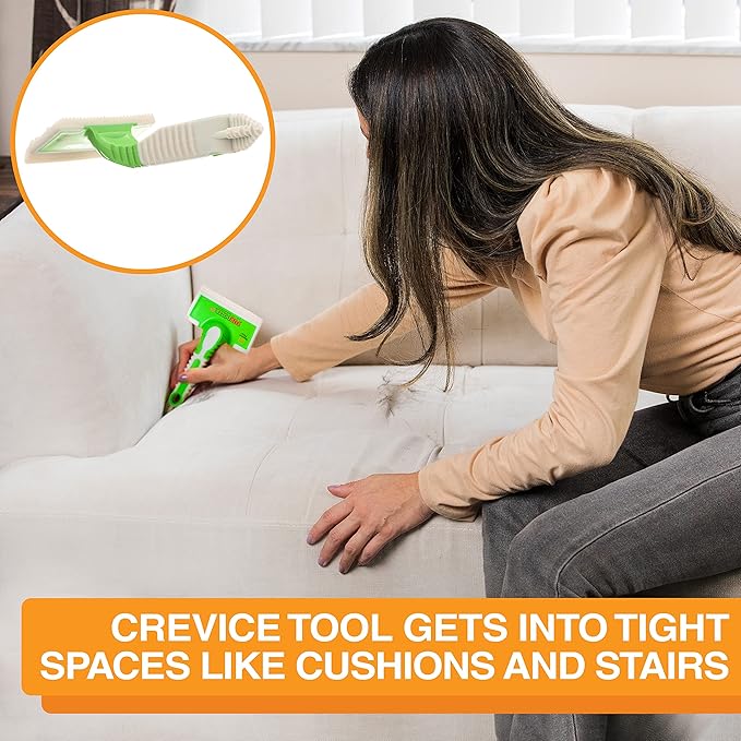 FurDozer Pet Hair Remover & Auto Detailing Tools - Cat & Dog Hair Remover for Carpets, Car Interiors, Couches, Bedding, & Pet Furniture (Green, (3 Pack) - X6, X3 PRO, X3 MINI)