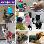cyeollo 2 Pack Fleece Dog Sweater Vest Dog Sweatshirt Reflective Lightweight Doggie Clothes for Small Dogs Girl Pet Apparel Pink, Fuschia, S
