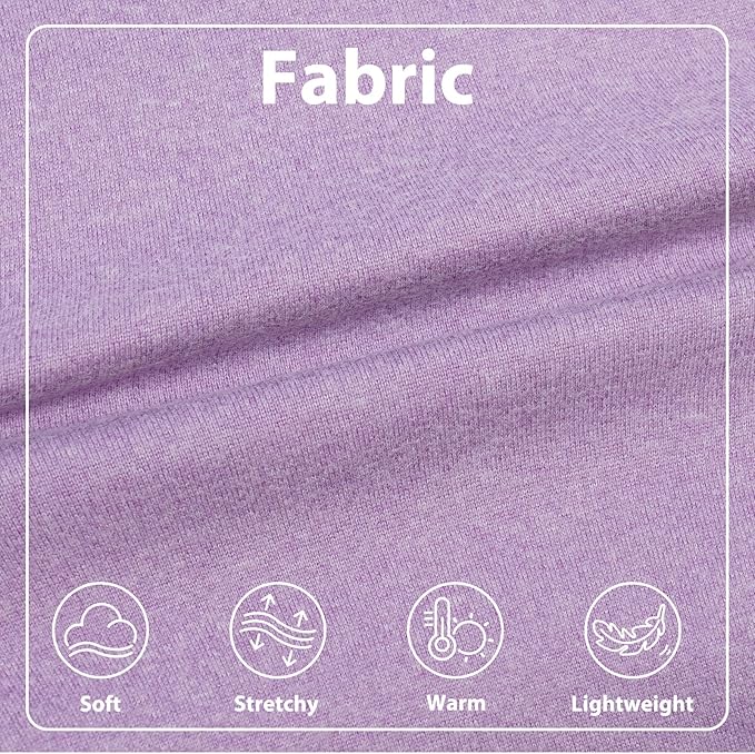 Fleece Sweater for Smalll Dogs - Purple, M - Pullover Vest | Stretchable Warm Sweatshirt, Lightweight Winter Jacket for Free Movement,Seasonal Dog Clothes,Shih Tzu, Papillon