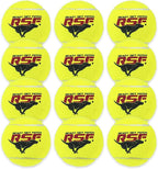 Franklin Pet Supply Co. RSF Squeak Tennis Balls - Dog Toy Squeaks When Squeezed - 12 Pack - for Small, Medium, Large Dogs - Squeaker Noise