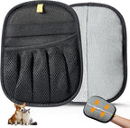 Pet Hair Removal Gloves - Electrostatic Pet Hair Removal Grooming Gloves,Reusable Cat & Dog Hair Remover for Couch, Furniture, Carpet, Curtain, Pet Grooming Mitt (1 PCS)