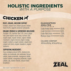 ZEAL Canada Air-Dried Chicken Recipe for Dogs - High Protein, Natural Superfoods, Nutrient Rich, No Fillers, Grain Free, Complete & Balanced (Chicken, 1 lb)