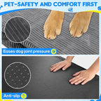 Dog Car Bed, Non-Slip Backseat Extender Pet Mat, Removable Washable Dog Bed for SUVs, Sedans & Trucks, Anti-Slip Travel Bed for Dogs, Easy Clean & Scratch-Proof & Comfort (56"x28.7")