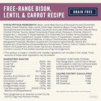 Canidae Pure Farm to Bowl Free-Range Bison, Lentil & Carrot, Adult, Grain-Free Dry Dog Food, 4lb