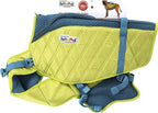 Outward Hound Standley Sport Dog Life Jacket, High-Performance Ripstop Dog Life Vest for Swimming, Boating, and Water Safety, XL, Green