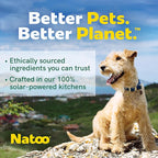 NATOO Biscuits for Small Dogs & Puppies Crunchy Dog Treats, Oats & Berry Healthy Natural Canine Biscuits, Rich in Omega 6, Prebiotics & Fiber, Antioxidants for Immunity (8 oz)
