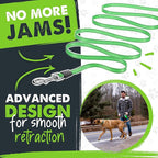 Mighty Paw Retractable Leash with Built-in Poop Bag Holder | 16' Long Retractable Dog Leash for Small Dogs, Medium Breeds & Large Pets with Tape for Quick Control. Poop Bags Included