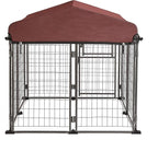 TWO by TWO Haven Expandable Kennel, Black, Medium