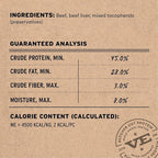 Vital Essentials Beef Bites Dog Treats, 6.2 oz | Freeze-Dried Raw | Single Protein | Premium Quality High Protein Training Treats | Grain Free, Gluten Free, Filler Free