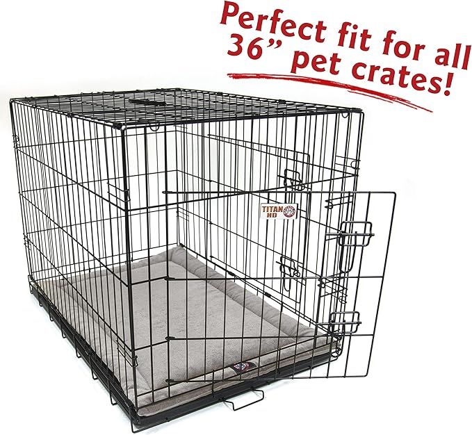 36" Villa Vintage Crate Dog Bed Mat By Majestic Pet Products