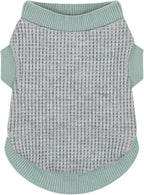 Cozy and Functional Dog Shirts for Small Puppies: Stretchable Green Attire with Easy-On Design, Ideal for Chihuahuas and Yorkies - Enhance Comfort and Playfulness on Chill Days Large
