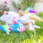 Hyper Pet Doggie Pal Unicorn Interactive Plush Dog Toys (Wiggles, Vibrates, and Barks – Dog Toys for Boredom and Stimulating Play)